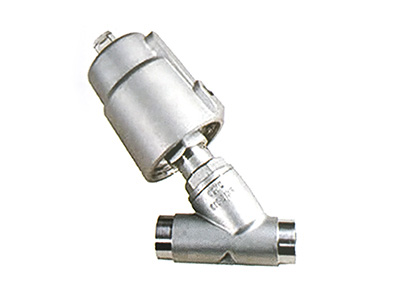 全鋼氣動焊接角座閥